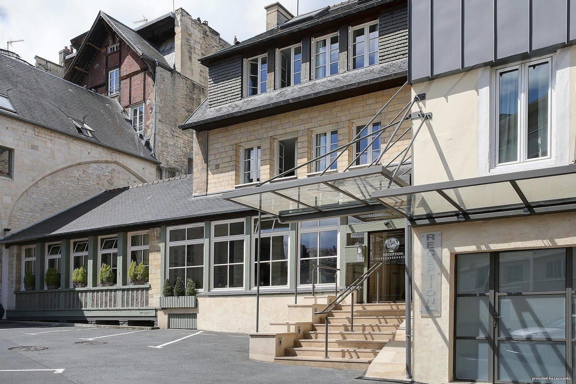 Hotel Restaurant Le Dauphin Et Le Spa Du Prieure Caen Exterior foto