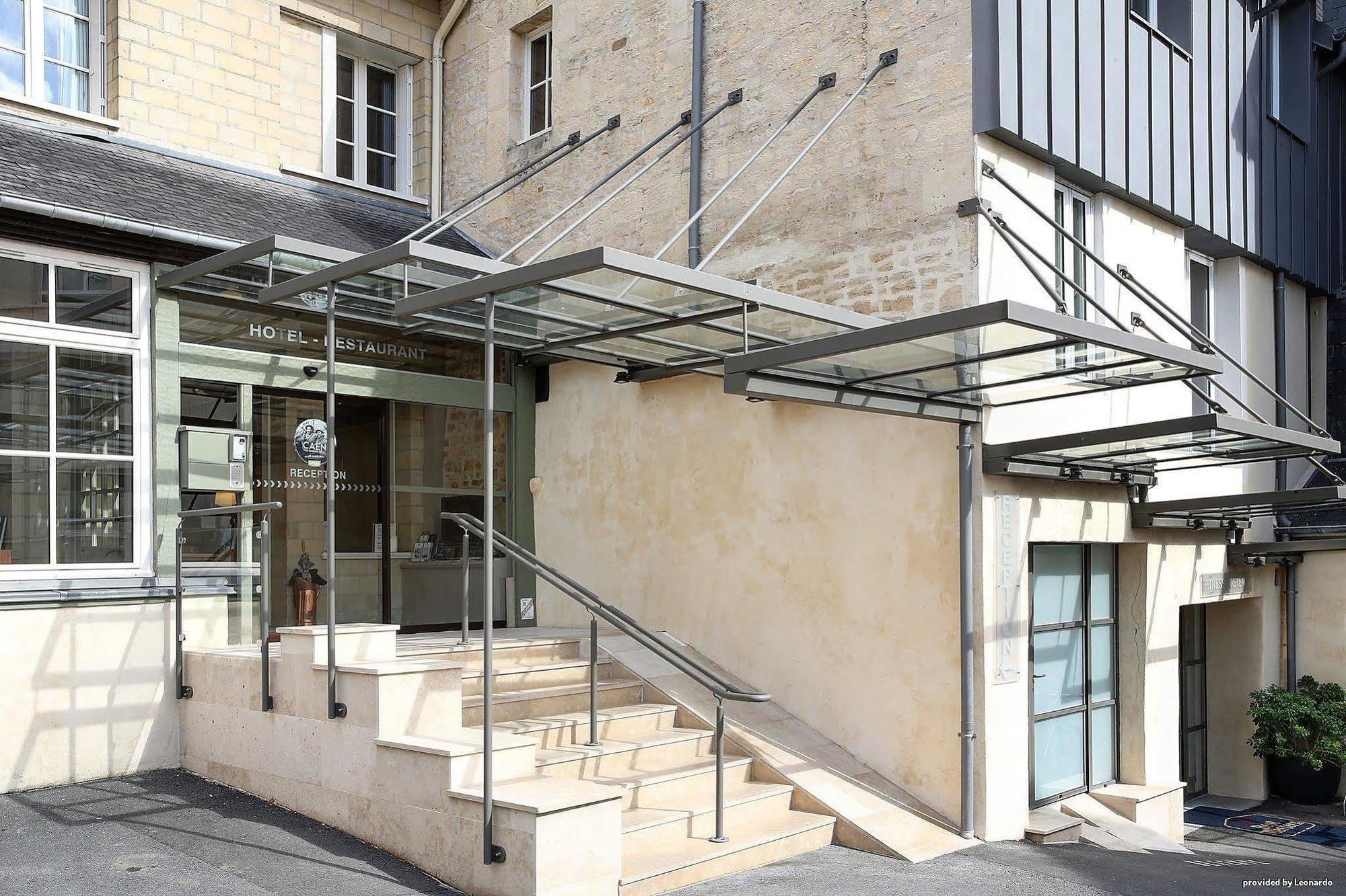 Hotel Restaurant Le Dauphin Et Le Spa Du Prieure Caen Exterior foto